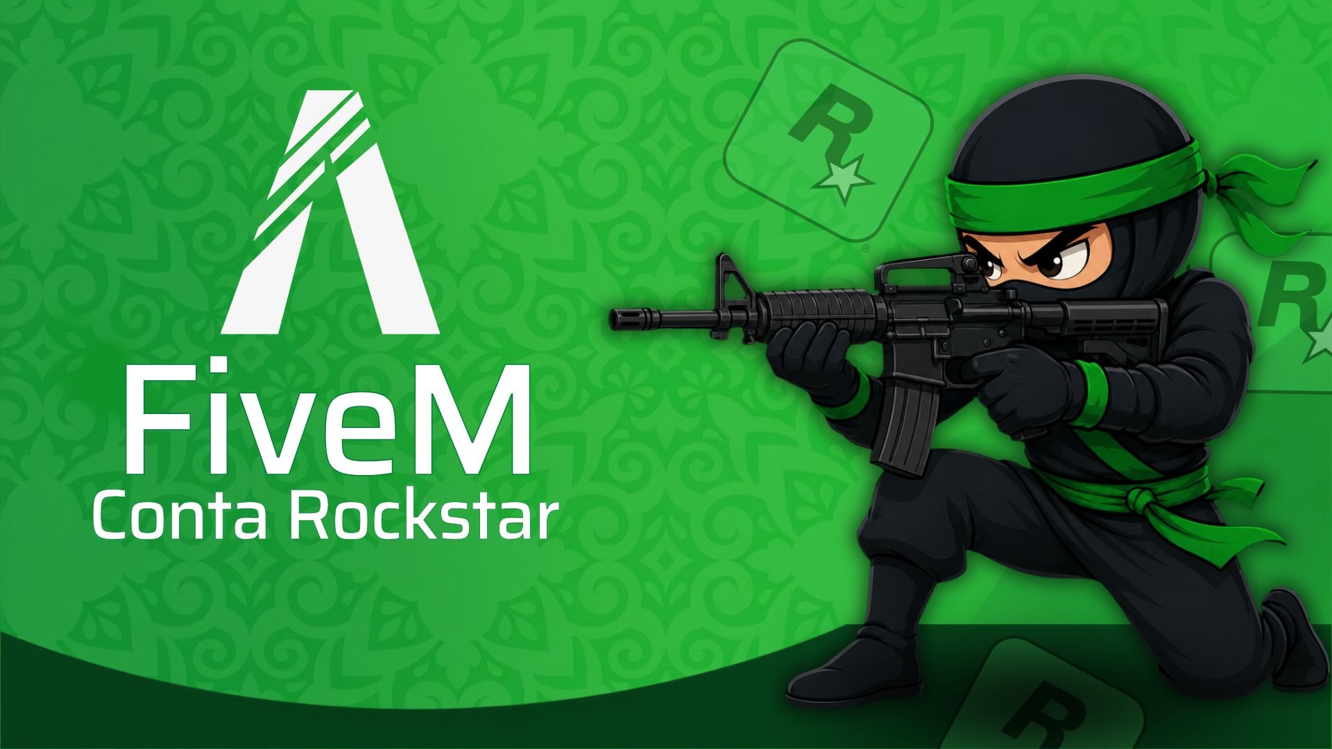 CONTA ROCKSTAR LICENCIADA PARA FIVEM + BRINDE✨