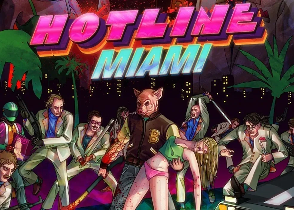 Hotline Miami (na sua steam)